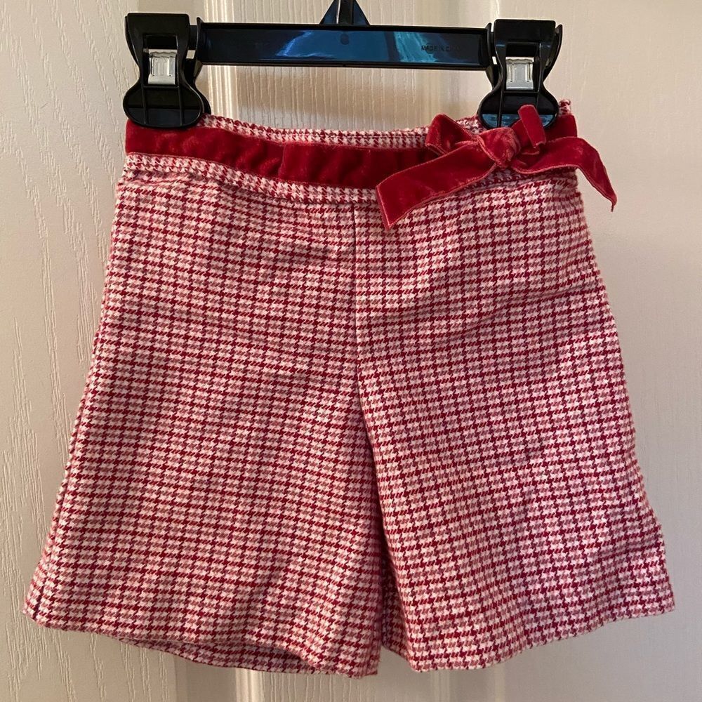 Janie and Jack Keepsake Holiday Herringbone Knickers Girls Size 3-6 Months